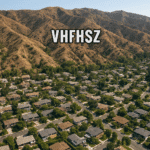 VHFHSZ hillside and homes