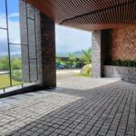 Luxury brick driveway