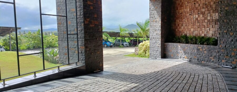 Luxury brick driveway
