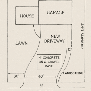 Driveway permit plans