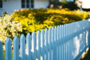 White picket fence