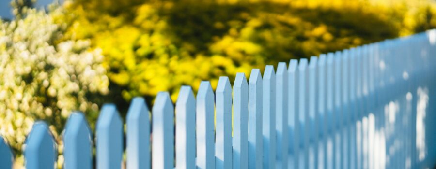 White picket fence