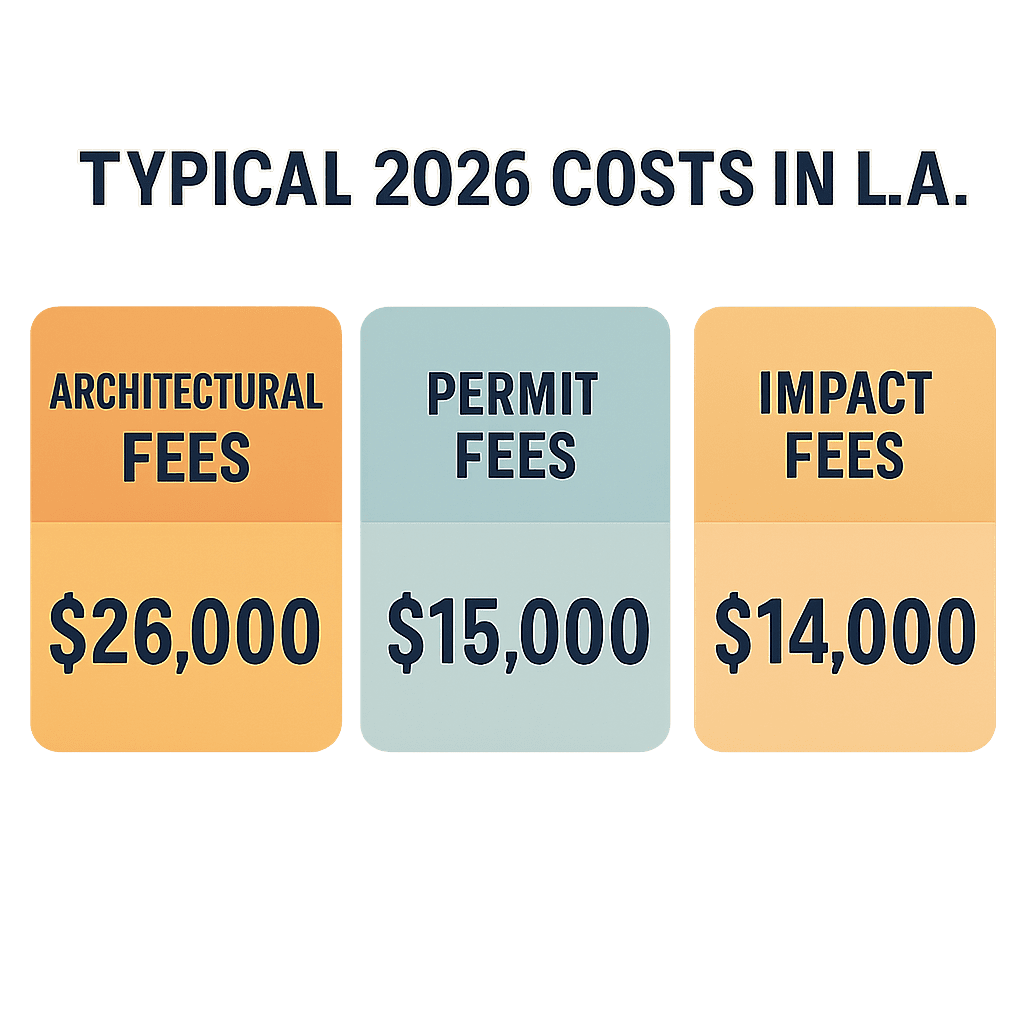 Typical 2026 Costs for permit fees in LA