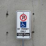 By permit only sign