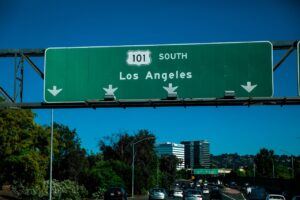 Los Angeles 101 freeway sign