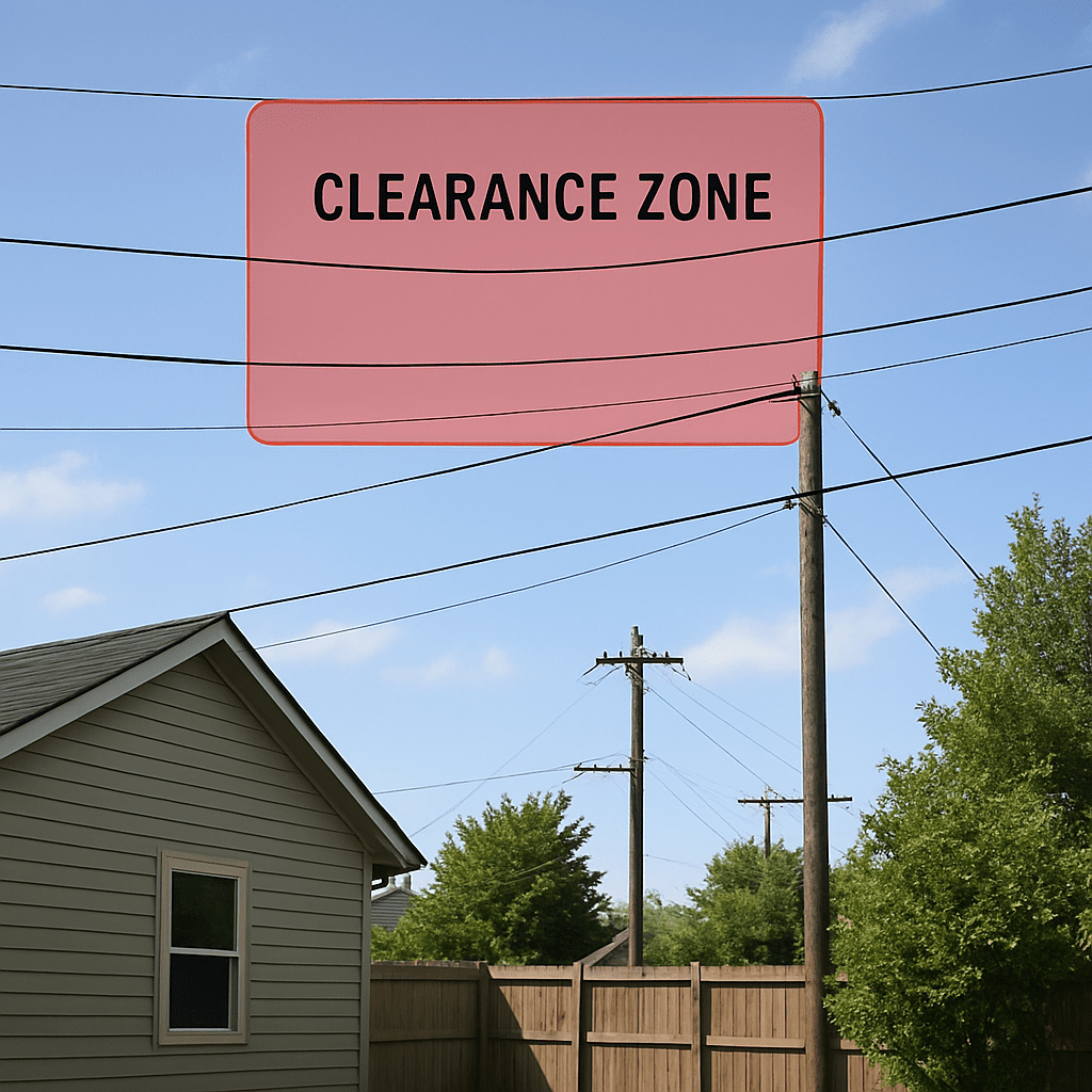 Clearance zone