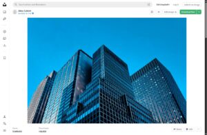 Modern commercial high-rise buildings representing real estate development entitlements and permits
