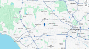Map of 640 S. San Vicente Boulevard
